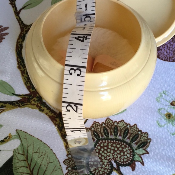 Antique Celluloid hand painted Cherub Powder Box - Picture 7 of 10